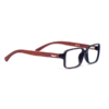Rectangular Negro Opaco y Madera - Imagen 3